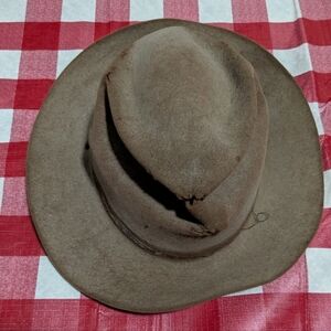Vintage Brown Stetson Fedora Hat